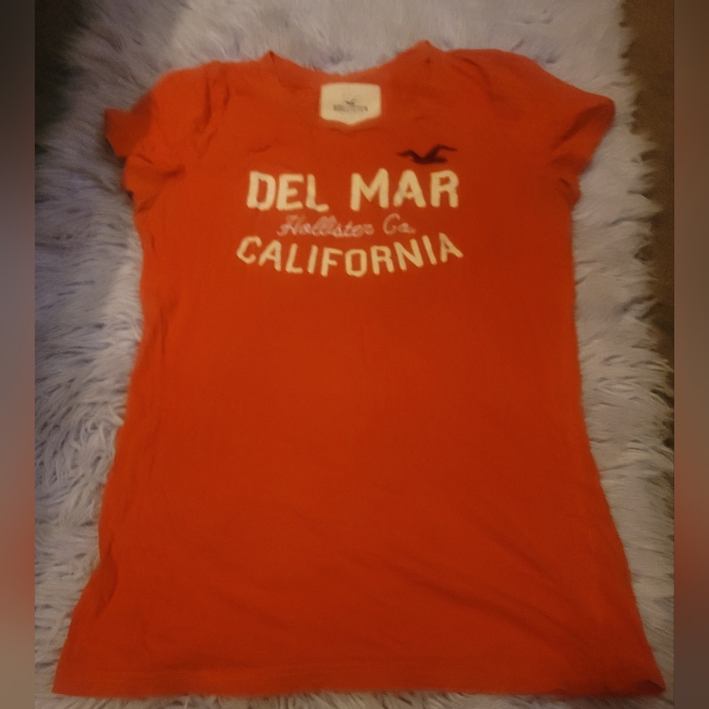 Junior's Pink, Hollister, Short sleeve shirt